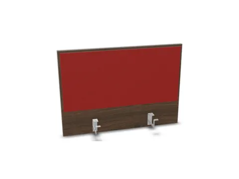 opzetpaneel bureau aanbouw achter NV bruin hickory BN4011-rood 800mm