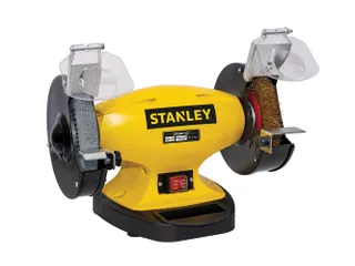 Stanley bankslijper 330 W met slijpschijf en borstelwiel - 1