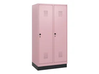 schoollocker,HxBxD 1630x800x500mm,2vak,vak B 400mm,draaigrendel,sokkel - 2