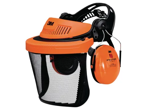 Porte-visière 3M G500, visière 5C-1 + Peltor Optime I casque anti-br