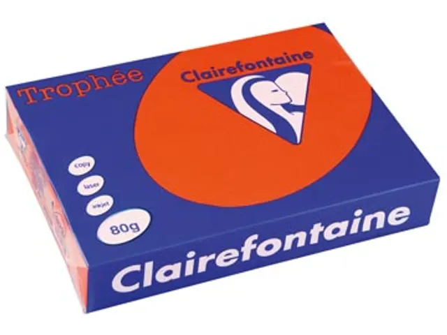 Trophée Intens gekleurd papier A4 80 gram 500vel Kardinaalrood