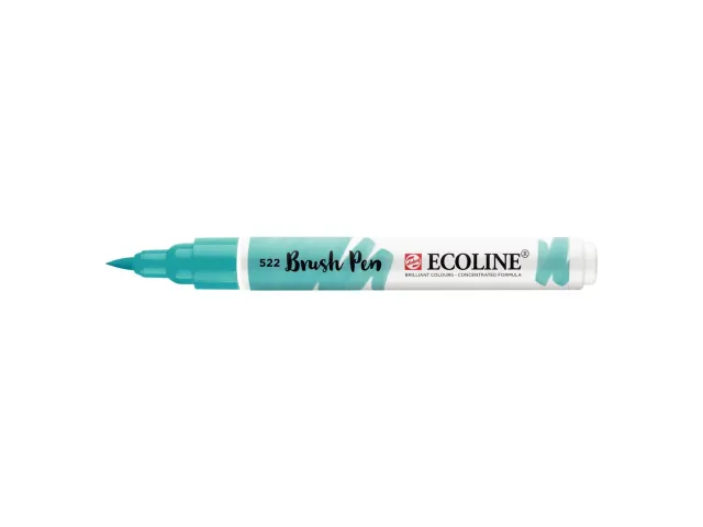 Brushpen Talens Ecoline 522 turquoiseblauw