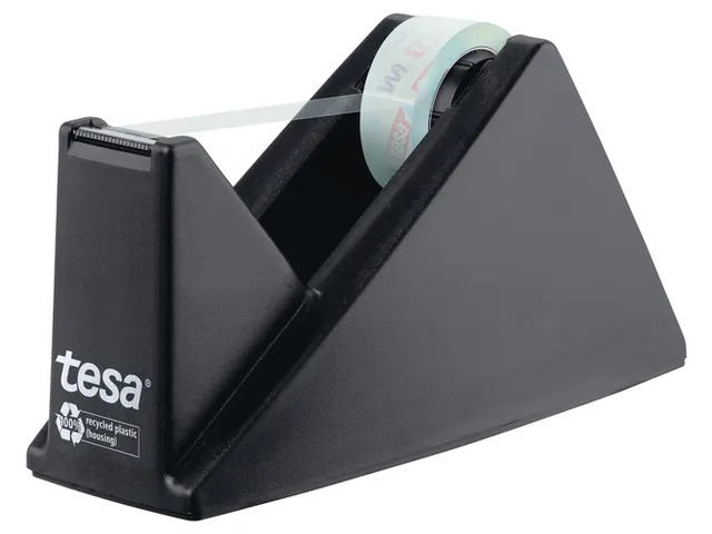 Dévidoir ruban Tesa eco & crystal 59045 noir 1 rouleau 19mmx10m
