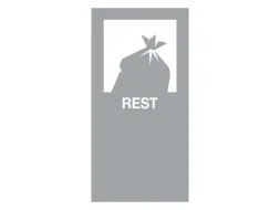 Magneetsticker Rest BE