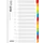 tabbladen A4 karton en PP 11-gaats 12 tabs
