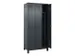 armoire vestiaire noir et blanc,HxlxP 1950x900x500mm,3compart.