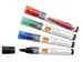 Whiteboardmarker Nobo Liquid ink schuin assorti 4mm 4st