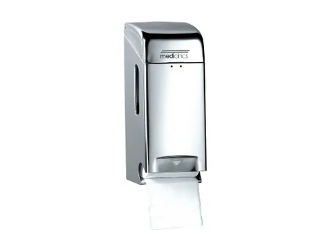 Toiletpapierdispenser 2 Rollen Rvs Hoogglans