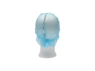 Haarnet CMT clip non-woven L 53cm detectie strip PP blauw 100 stuks - 3