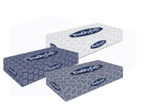 BulkySoft Facial tissue cellulose 2-laags wit