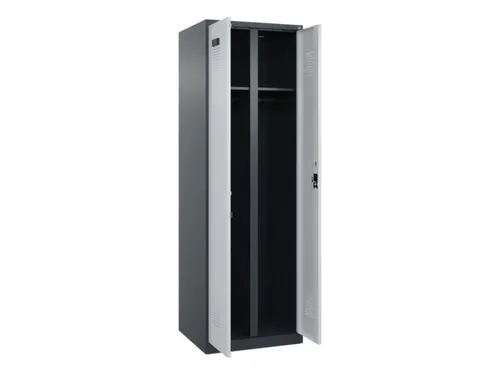 locker voor scheiding van kleding,HxBxD 1850x600x500mm,2vak