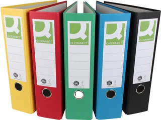 Ordner A4 uit Recycolor papier 80mm assorti - 2
