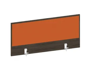baliepaneel bureau aanbouw achter NV bruin hickory oranje 1000mm - 1
