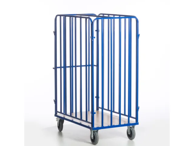 chariot de transport de colis,force 600kg,plateau Lxl 1200x740mm