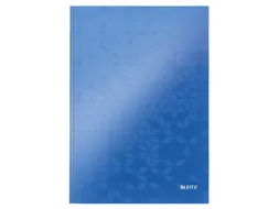 Notitieboek Leitz WOW A4 lijn blauw