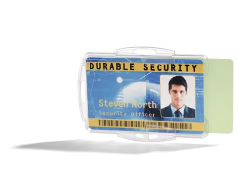 Durable 8919 Open Kaarthouder voor 2xVeiligheidspas 54x87mm 10 stuks