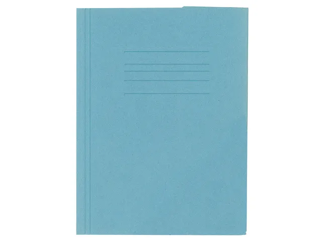 Dossiermap Kangaro folio 240 grams recycled karton blauw