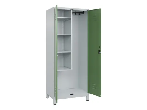 schoonmaakkast,HxBxD 1950x800x500mm,links 4vakken