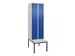 locker voor scheiding van kleding,HxBxD 2120x600x815mm,2vak