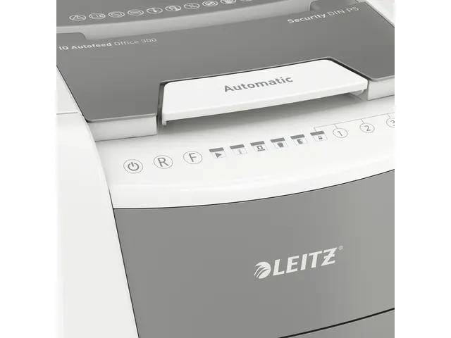 Papiervernietiger Leitz IQ Auto+ Office 300 P5 snippers 2x15mm