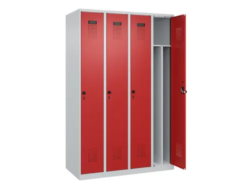 locker voor scheiding van kleding,HxBxD 1850x1200x500mm,4vak