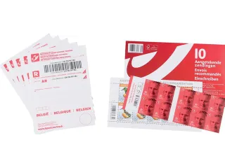 Postzegel Belgie aangetekend kit à 10 stuks - 1