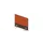 opzetpaneel bureau aanbouw zijkant 600mm Bruin Hickory BN3012-oranje