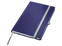Leitz Style notitieboek A5 gelijnd met harde kaft Titanium Blauw