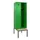 locker met bank,HxBxD 2120x600x815mm,2vak,vak B 300mm,cilinderslot