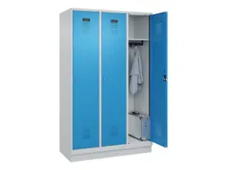 locker,HxBxD 1950x1200x500mm,3vak,vak B 400mm,cil.-slot,sokkel