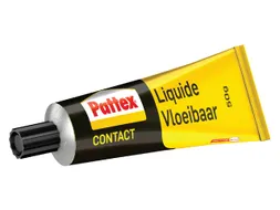 Contactlijm vloeibaar Pattex tube 50 gram op blister