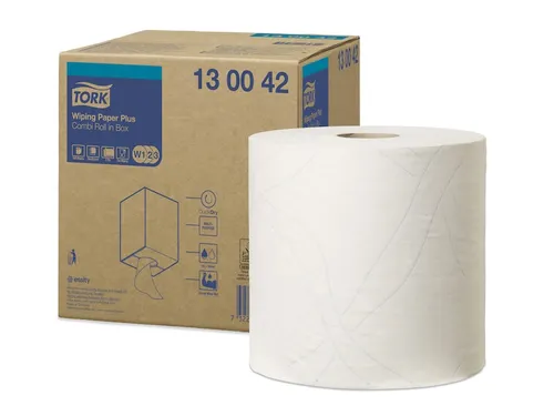 Tork 130042 W1,W2,W3 Plus Poetspapier Premium 2-laags Wit 255m