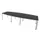 vergadertafel,HxBxD 740x3200x1400mm,vatvormig,CC-zwart