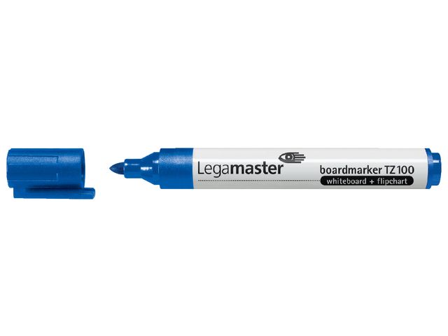 Viltstift Legamaster TZ100 Whiteboard Rond Blauw 1.5-3mm | WhiteboardOnline.nl