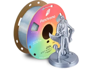 Polymaker 3D printer Filament Panchroma PLA Silk 1,75mm Zilver 1kg - 1