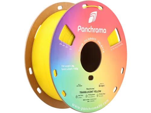 PLA Translucent 1,75mm Geel 1kg Panchroma 3D Filament