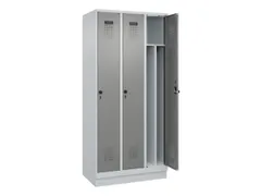 locker voor scheiding van kleding,HxBxD 1950x900x500mm,3vak