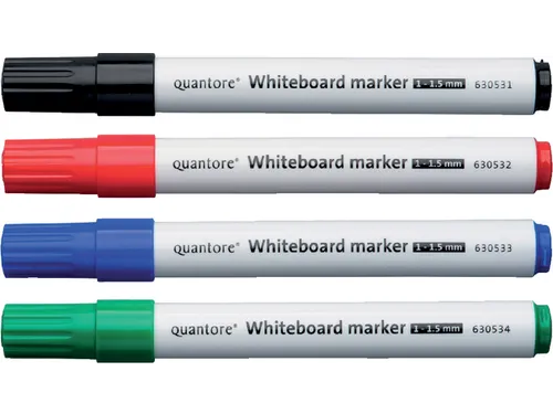 Whiteboardstift Quantore rond 1-1.5mm blauw