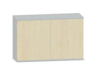 Kantoorkast 770x1200x430mm Decor Romp Lichtgrijs Decor Front Esdoorn - 1