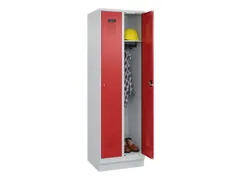 locker,HxBxD 1950x600x500mm,2vak,vak B 300mm,cil.-slot,sokkel