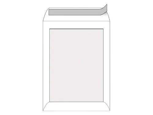 Envelop Quantore Bordrug P185 185X280Mm 120Gr Wit Zelfklevend