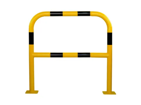 beschermbeugel,v. binnen/buiten,HxBxD 1000x1000x150mm,staal,geel/zwart