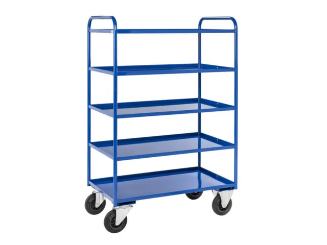 etagewagen,draagverm. 400kg,5etage(s),laadvl. LxB 900x440mm,staaletage