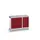 montagetafel 980x1300x600mm linoleumblad 5 laden kast front RAL3004