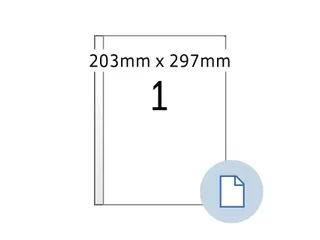 Etiket HERMA 8401 A4 EXPRESS 500 203x297mm wit 500stuks - 1