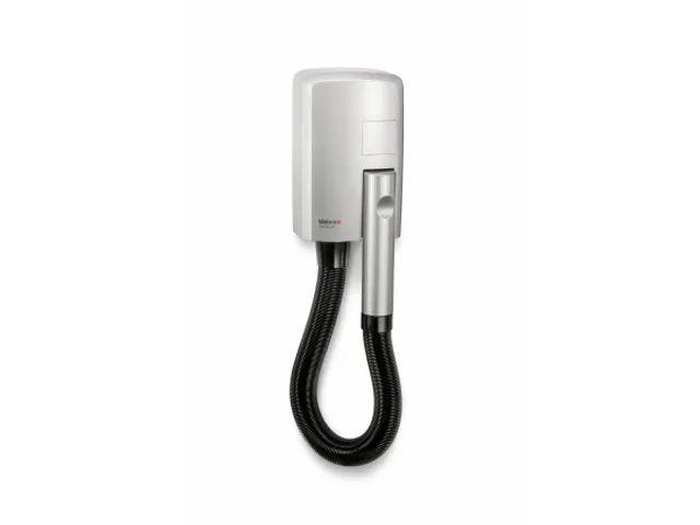 Wandhaardroger Rvs Look Met Slang, Hotello Silver