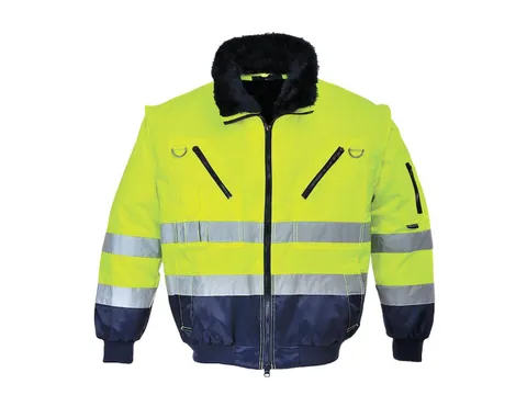 Portwest PJ50 3-in-1 pilotjack, fluo geel, maat L, per stuk