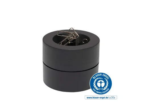 Papercliphouder MAUL Pro Ø73x60mm zwart