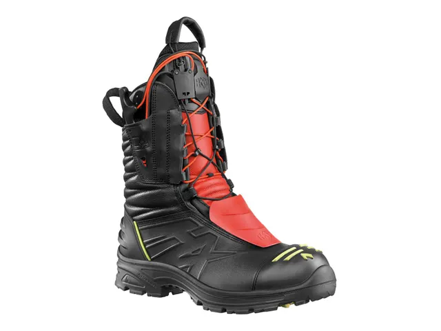 Haix Fire Eagle 2.0 Pro brandweerlaars RapidFit Zwart/rood maat 42