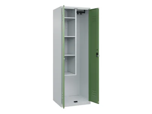 schoonmaakkast,HxBxD 1850x600x500mm,links 4vakken